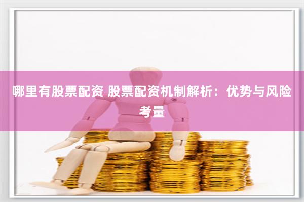 哪里有股票配资 股票配资机制解析：优势与风险考量